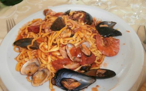 tagliolini-allo-scoglio-ristorante-del-pescatore fumone lazio ciociaria